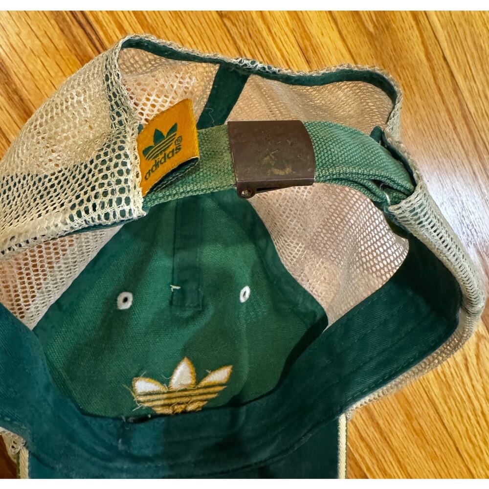 Vintage Adidas Trucker Mesh Hat Trefoil Y2K - Picture 8 of 8